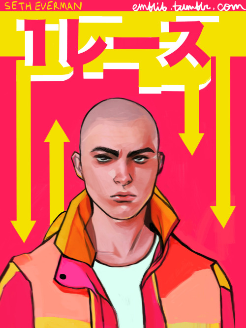 setheverman:  emblib:  all i could think of is, like, 80s racing anime ¯\_(ツ)_/¯ hope u like @setheverman   THE AESTHETICS!!! THE SKILL!!! I CRY!!!!i’m not worthy, it’s too good. thank you <3