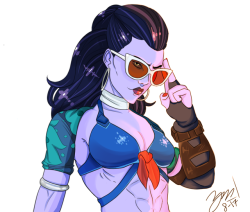 nutterbutternet:This Widowmaker skin is still