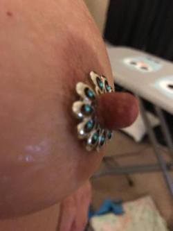 kinkykycouple:Do you like my jewelry?