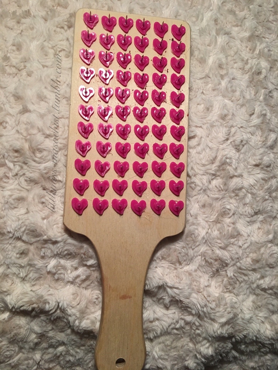 darktattedgoddess:  littlemiss-masochist:  Spiked Paddle Princess 👸🏻  Love