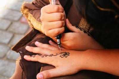 Essaouira, Henna Hand, Morocco