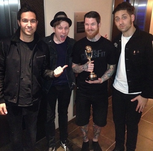 patrickstumpyo: My 10 favorite pictures posted by the Fall Out Boy Instagram.