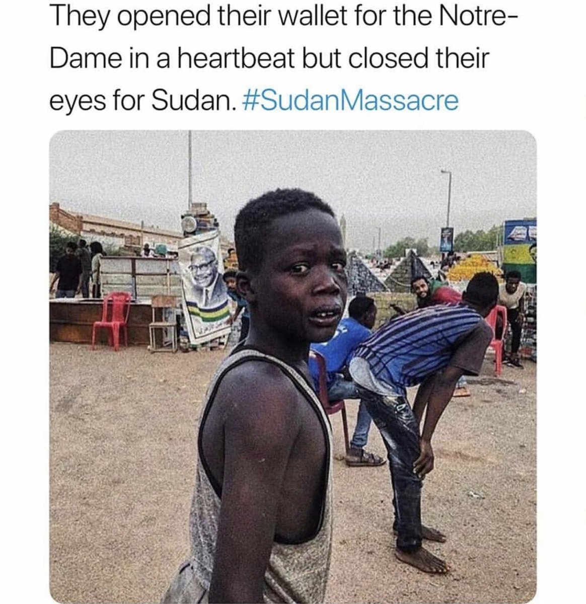 gahdamnpunk: If you haven’t heard there is a literal massacre going on in Sudan.