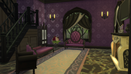 Le Manoir de CaliWitch home No CC, playtested and fully furnished; bb.moveobjects must be activated 