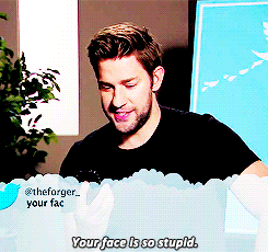 fancynewbeesly:#i love that the most hateful thing they could find for john was fangirl code for: i hate you because of how much i love you 