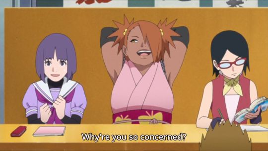 mrawkweird:  Wouldn’t be an Uzumaki if a purple haired girl wasn’t crushing on him.