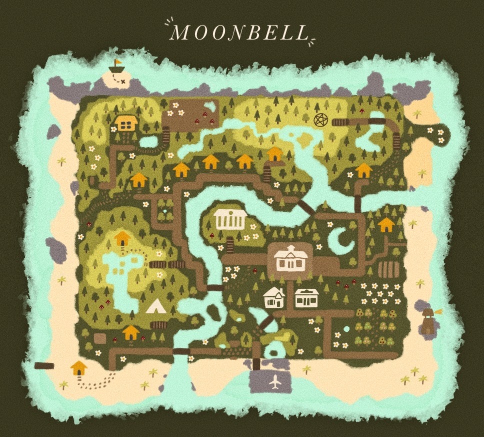Moonbell Cottage — Current map of Moonbell 🌙🌿
