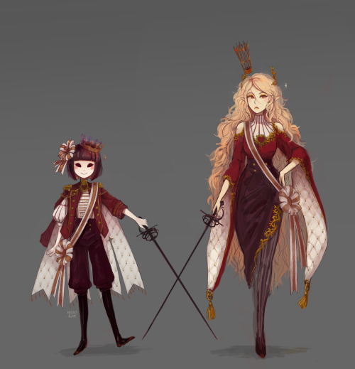 missusruin: two quick outfit design trades; themes were “triumph” and “luminous”. timelapse videos o