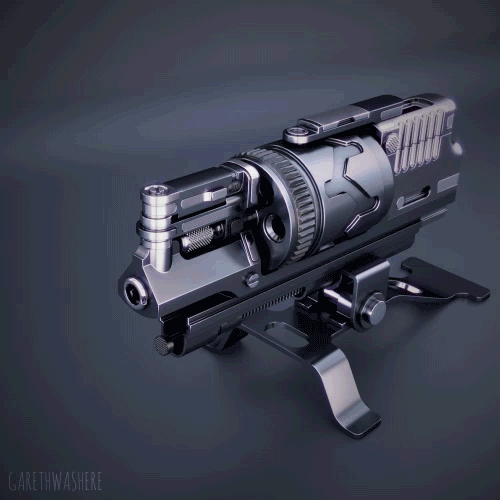 coffeeandspentbrass:  garethwashere:  WEB_FOS // comradequiche on my instagram asked me very nicely if I could do an animation of a Webley Fosbery Automatic Revolver action, and here it is  ZIG ZAG! 