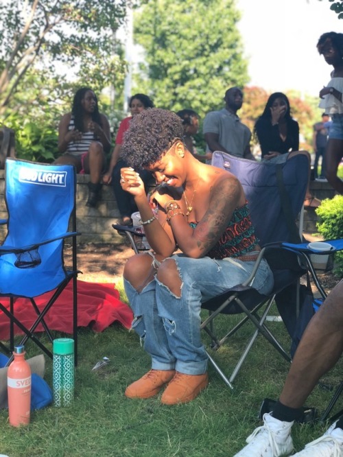 melanatednerd: Your fav cousin at the cookout ☺️