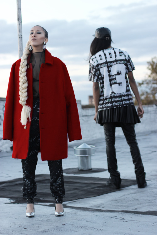 stadography:  Stada & Brandon present the “Godly New York F/W 13’ Collection” *NEW COLLECTION*Includes “ 3 mesh long sleeve Jerseys available in RED,BLACK, and WHITE an all print GODLY tee available in BLACK ,and WHITE 3-m OLIVE BRANCH