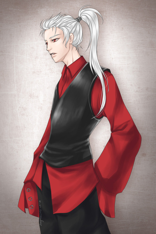 Samurai-esque Zen (zenmurai cough) inspired by our real life Zen&rsquo;s recent photoshoot. ♥