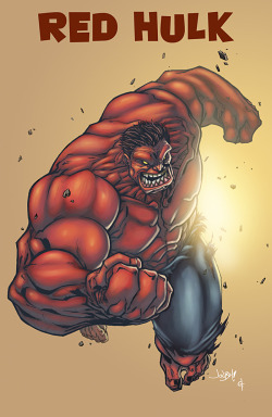 logicfun:  Red Hulk Return by logicfun