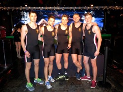 lycladuk:  The infamous Warwick Rowers on a night out in their lycra kit. Love the first group shot, lads.