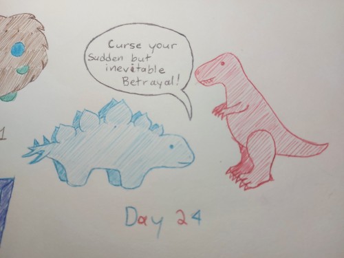 Inktober Day 24 : Extinct