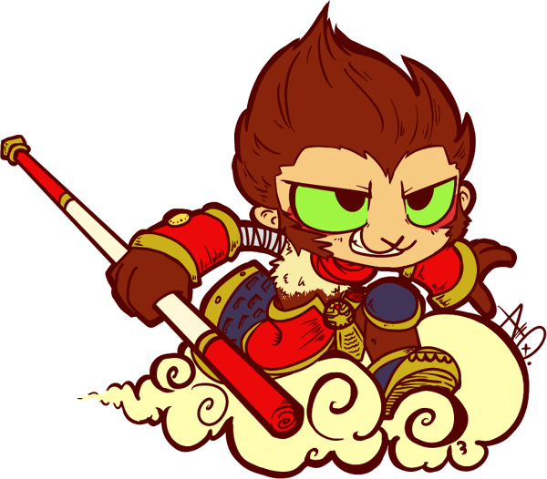 thekawaiiod:  The Monkey King by ~adrusaurio 