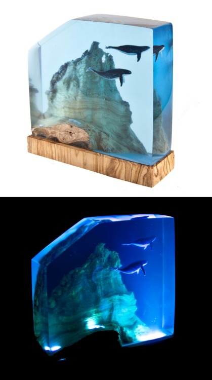 sosuperawesome: Wood and Resin Lamps and Sculptures Dada Atolye on Etsy