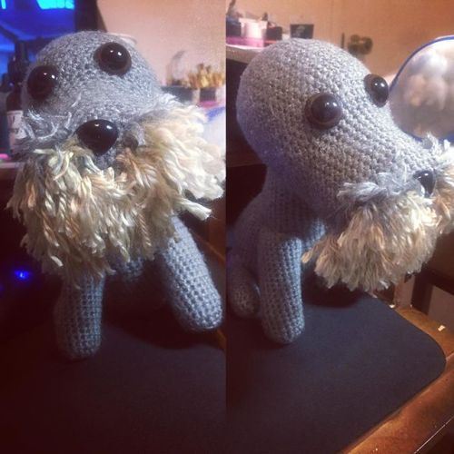 Making a #schnauzer for a friend in honor of her dog Buddy that passed away a year ago. He just need