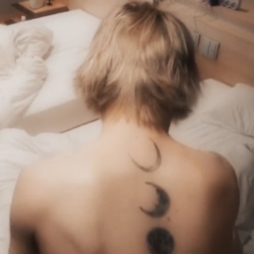 Jimin Is Sculpted To Perfection. I Love Seeing His Pretty Moon Tattoos