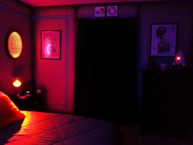 thenimbus:  theomeganerd:  Portal Themed Bedroom by Lauren  jesus fucking christ