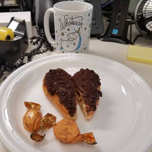 To having awesome bosses ❤ how i spent my valentine’s morning at work.