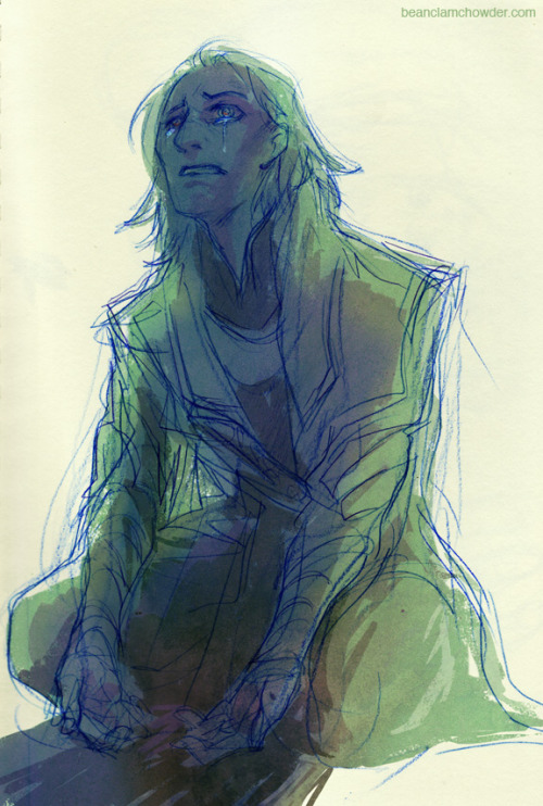 beanclam: Forgot I had some Loki sketches lying around. Here you go.