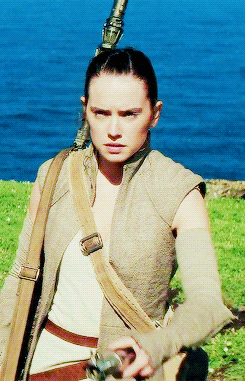 skywalkersleia:    Rey reached into her pack and removed his lightsaber. Taking several