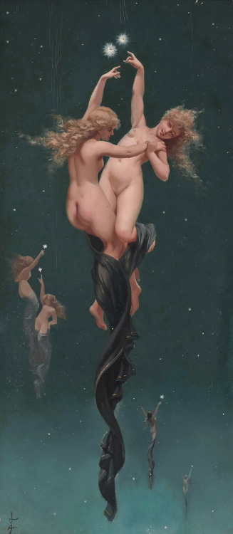 v-ersacrum:Astronomical paintings by Luis Ricardo Falero (1851-1896)