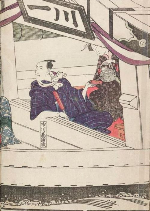 e-hon 絵本 - “Yakusha sangaikyō 俳優三階興”, 1801, VOLUME 2 auteur : Author : Shikitei Sanba 式亭三馬 (1776 - 1