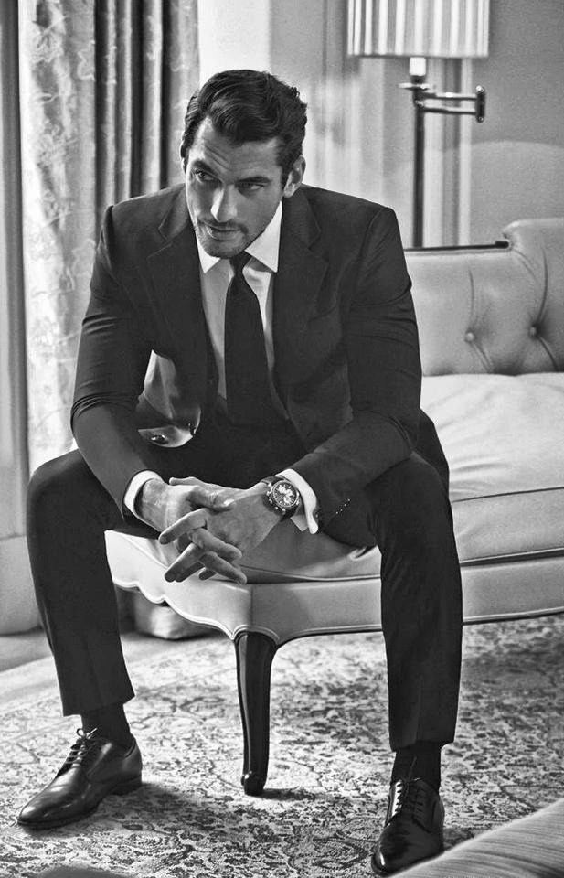 gentlemenzone:  David gandy knows always how to pick the right suit..