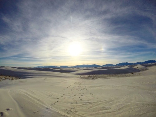 I spent the weekend in White Sands National Monument in New Mexico.