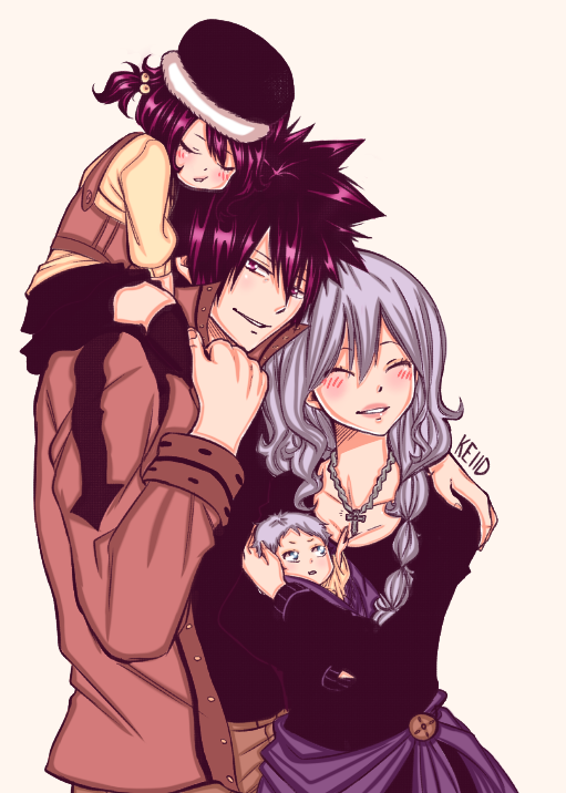 lucymadoschi:  Nalu and Gruvia ❄️🔥Beautiful art by @keiid ❣️