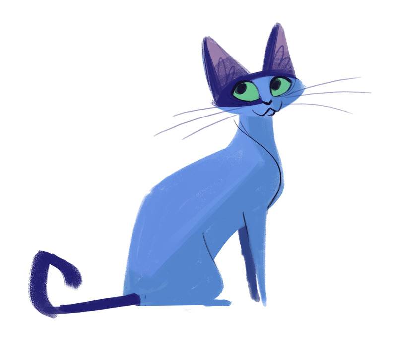 blue cat pfp  Blue cats, Cats, Cat drawing