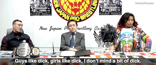 mitchtheficus:NJPW Promos + not being homophobic