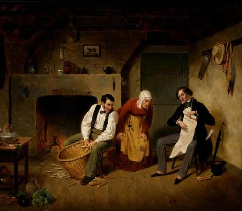 Francis William Edmonds, The Speculator, 1852.— — — — — — &mdash