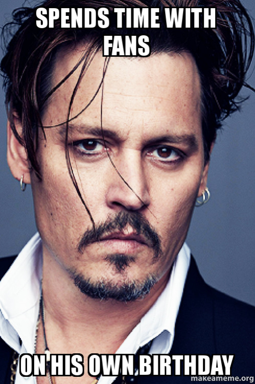 becauseitisjohnnydepp: Just Johnny Depp things