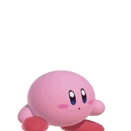 Kirby animation I made with ibis Paint X and a GIF Maker. Is there a way to  make a transparent GIF? : r/animation