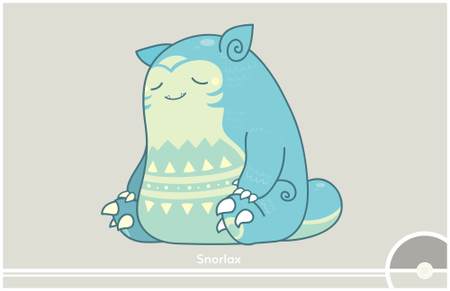 cosmopoliturtle:Pokemon Redesign #143 - Snorlax