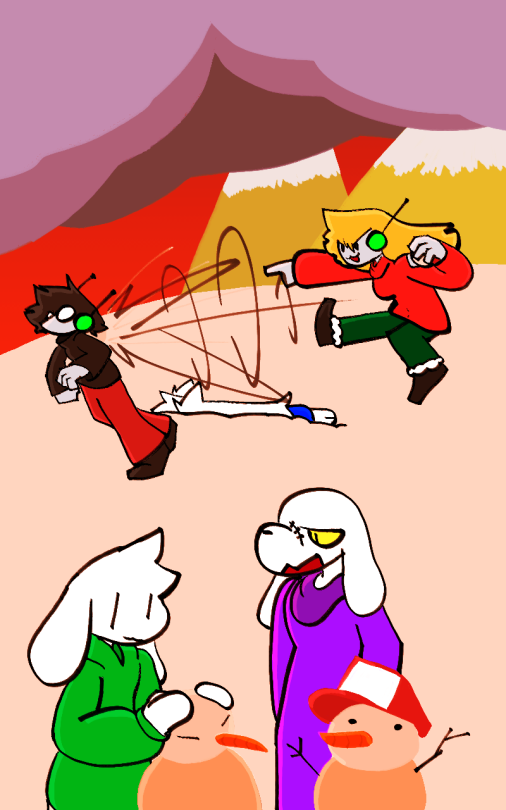 Snow Man,(Ignore The 2 Dying In The Back)
