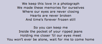 kaijudesu:  [Ed Sheeran // Photograph]I love this song so much, Ed’s lyrics are so powerful. 