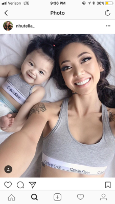 livinginvirtualinsanity:  aproposnegro:  blkbruja: polarbong:  bubblegum-pwussay:  goodgawdhuff:   mabinatittyyy:  I think I’ve gotten over my baby fever then I see something like this 😩👶🏻  Her lil shirts got me😩   I have got to do this