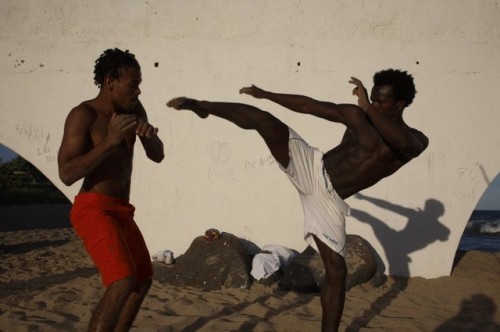 fadotropical:BRAZIL. Bahia state. Salvador. Capoeira practice. 2007. Bruno Barbey.