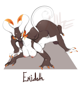 nitesart:A new monster has sprung forth.Meet Emideth… until a better name comes around