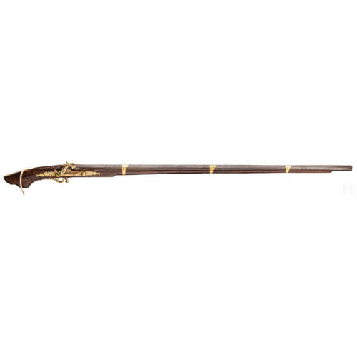 Matchlock musket from Malaysia, 18th or 19th century.from Hermann Historica