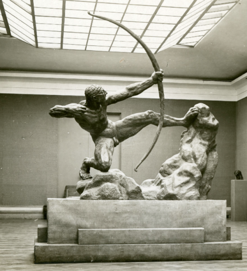 Exhibition ‘Emile Antoine Bourdelle’ 1928, &lsquo;Heracles&rsquo; via: BOZAR, Bruxelles, Belgium