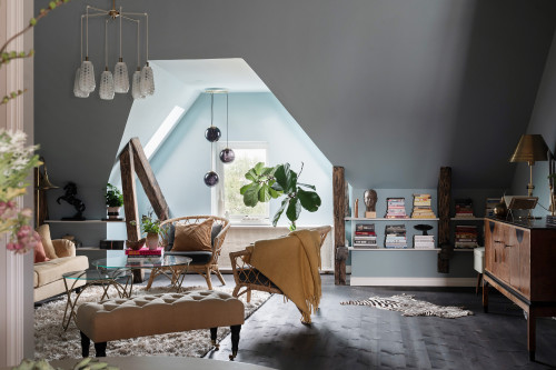 Colorful Attic Apartment