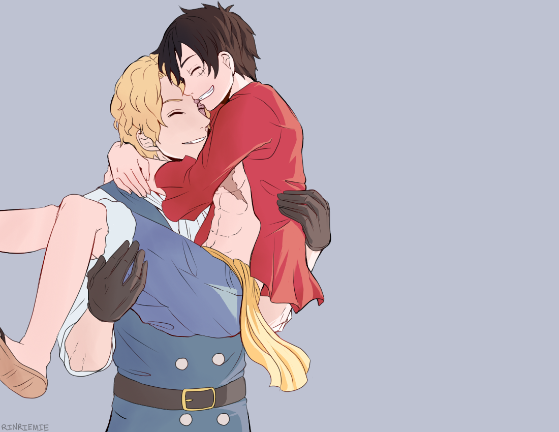 rroronoazoro:  rinriemie:  I can’t hug Luffy but… :’3  the actual love of my