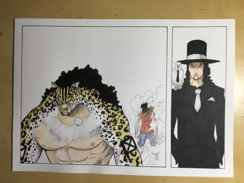 monkiiart:I want to share some of my One Piece drawings that I made these days. Really liked all t