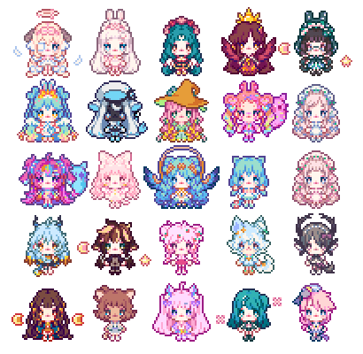 pixel dolls 2000s