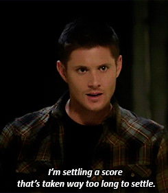 justjensenanddean:  Dean Winchester (a.k.a The Badass) | 10x10 - “The Hunter Games” 